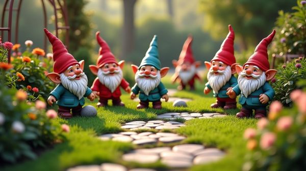 Why settle for ordinary when you can have charming garden gnomes?
