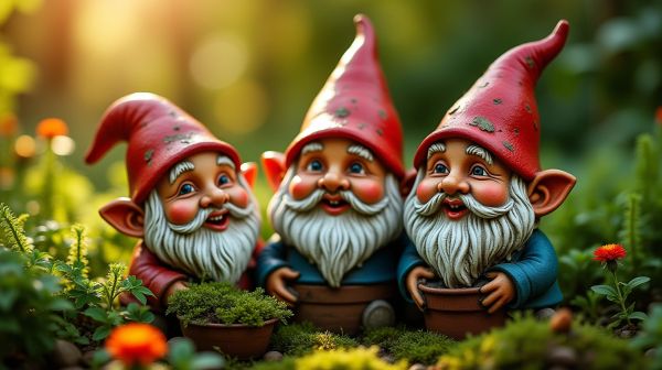 Why settle for ordinary when you can have charming garden gnomes?